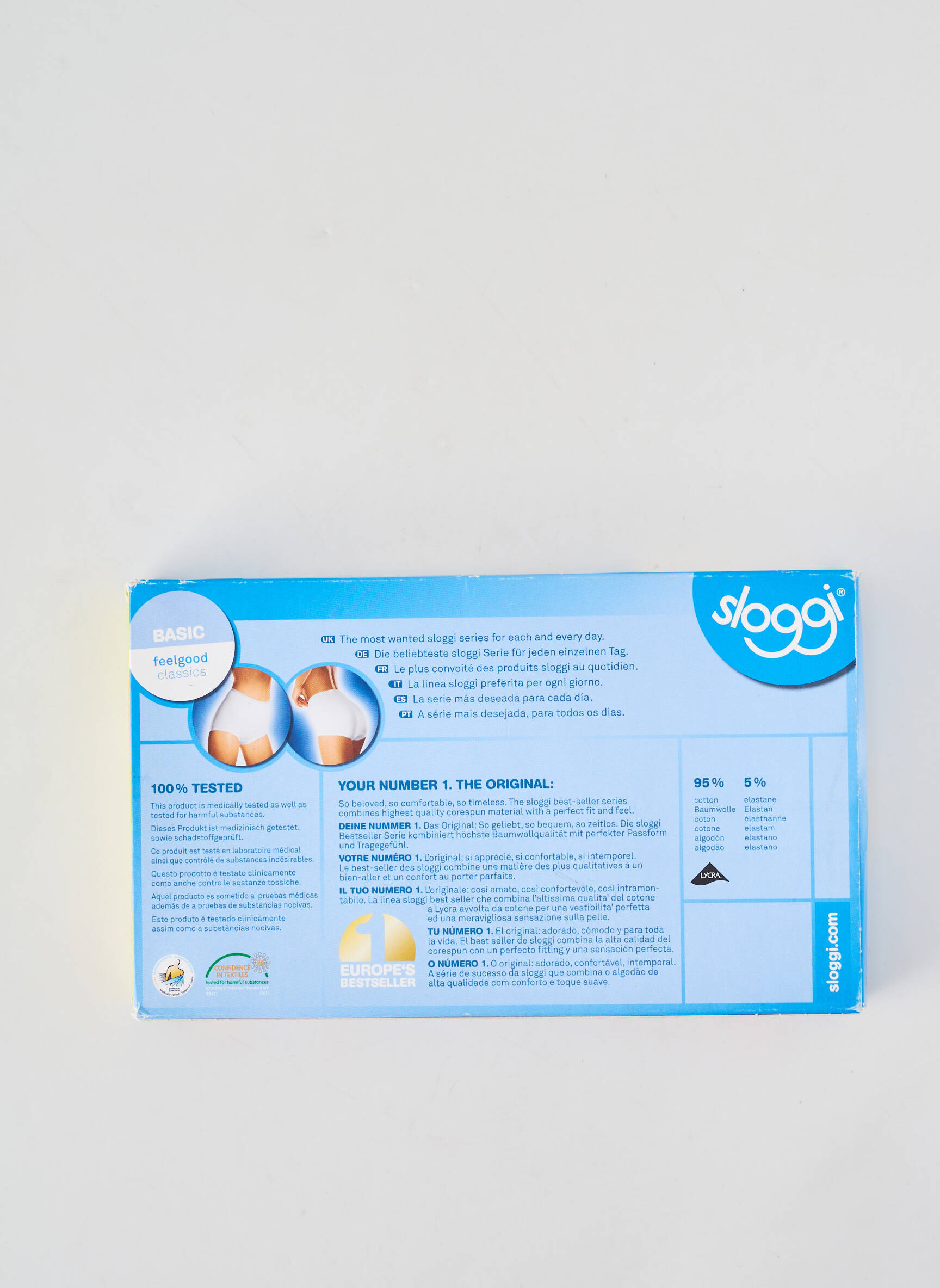 Shorty elasticitate alb SLOGGI femeie