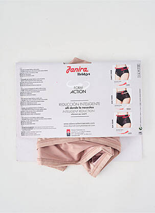 Chilot modelator țesătură satinată bej JANIRA femeie