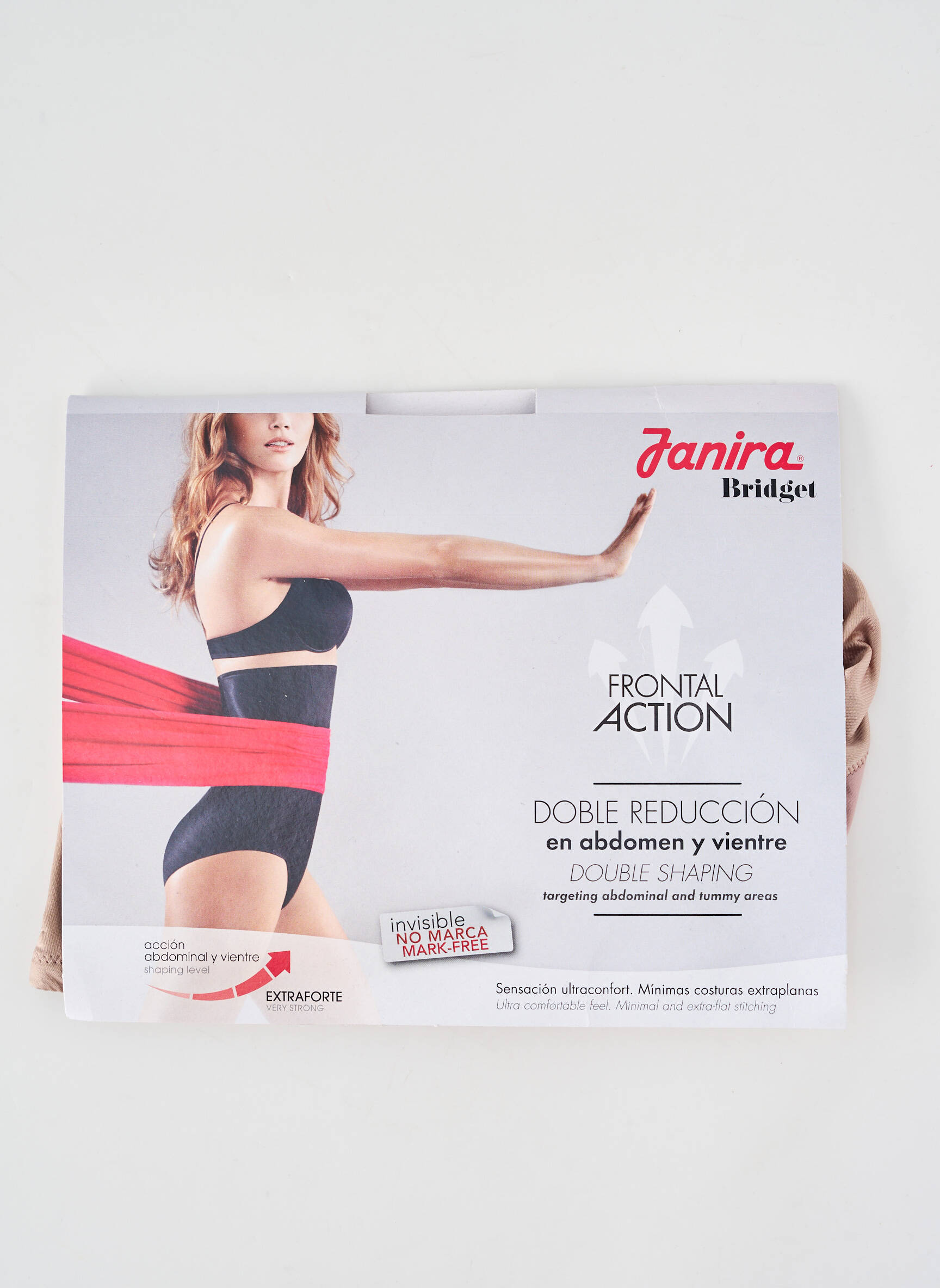 Chilot modelator efect material satinat bej închis JANIRA femeie