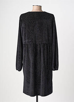 Rochie midi mâneci lungi mâneci lungi negru GEVANA femeie