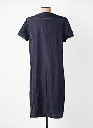 Rochie midi mâneci scurte mâneci scurte albastru GEVANA femeie