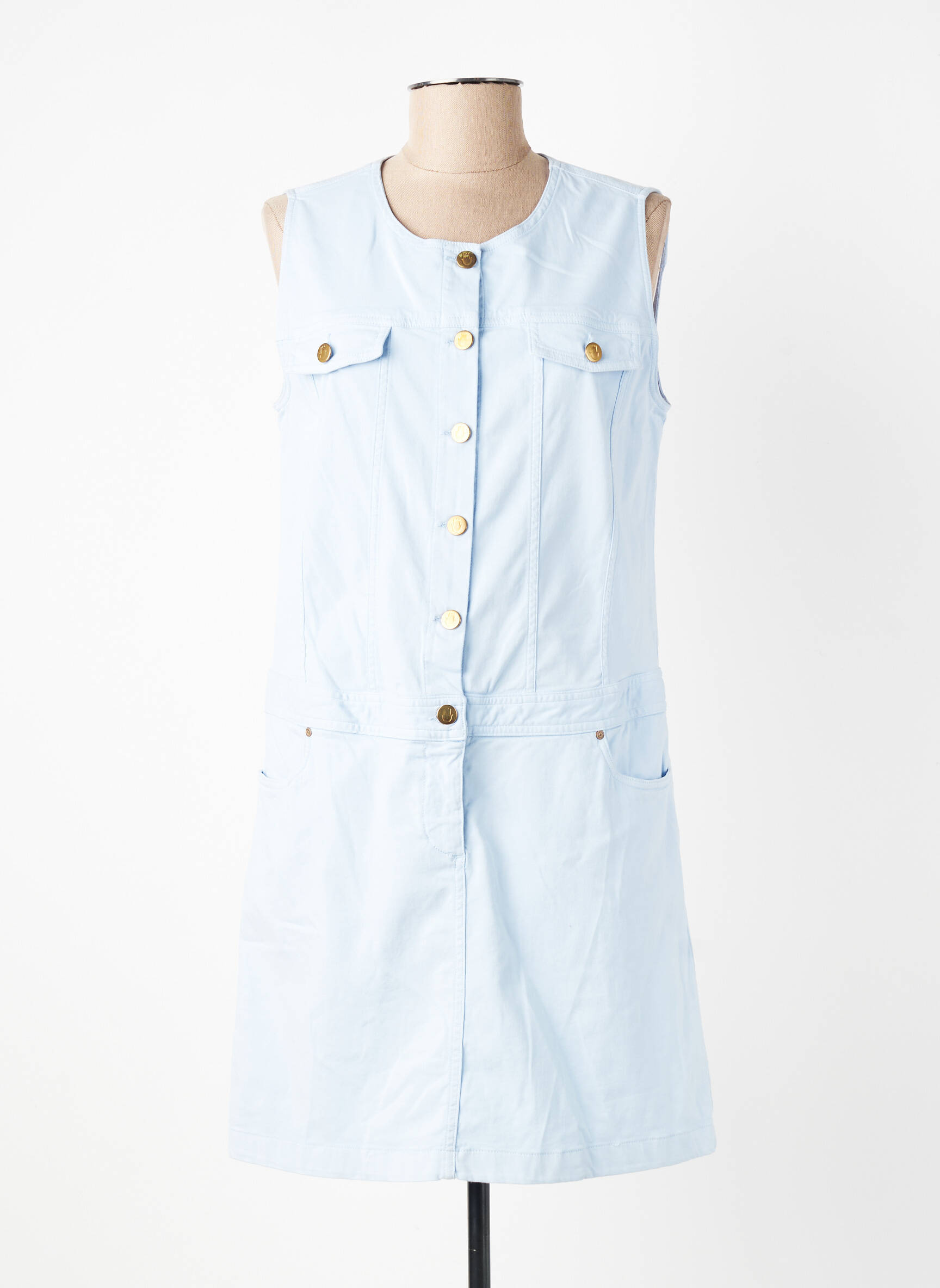 Rochie scurtă fără mâneci fără mâneci albastru RIVER WOODS femeie