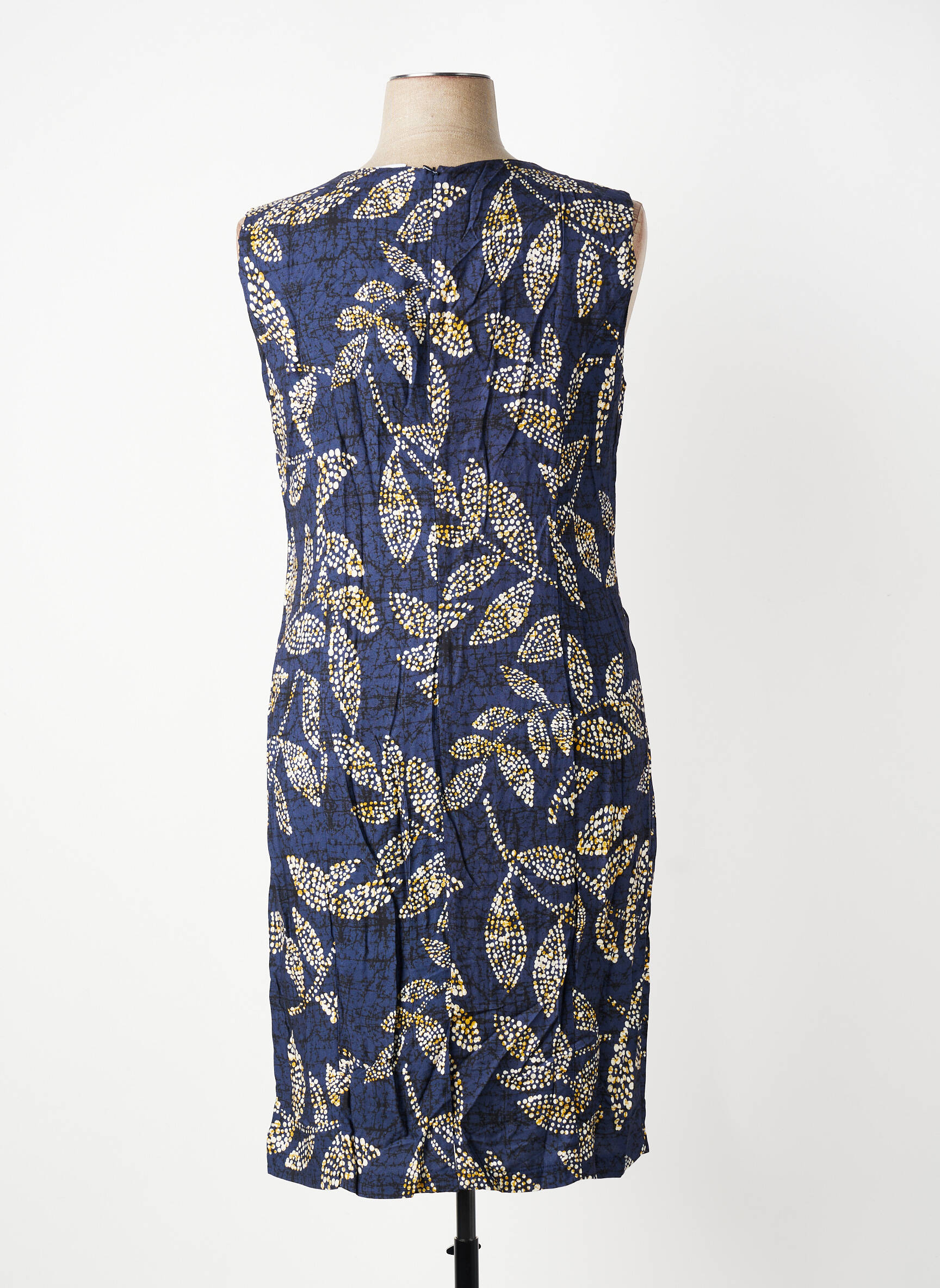 Rochie midi fără mâneci fără mâneci albastru GEVANA femeie