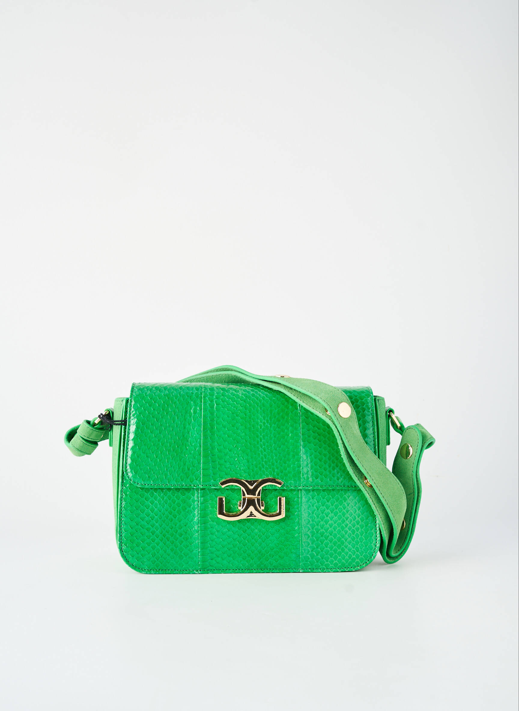Geantă multibuzunare formă dreptunghiulară verde GREAT BY SANDIE femeie
