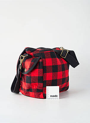 Geantă multibuzunare formă dreptunghiulară roșu SAC U.S femeie