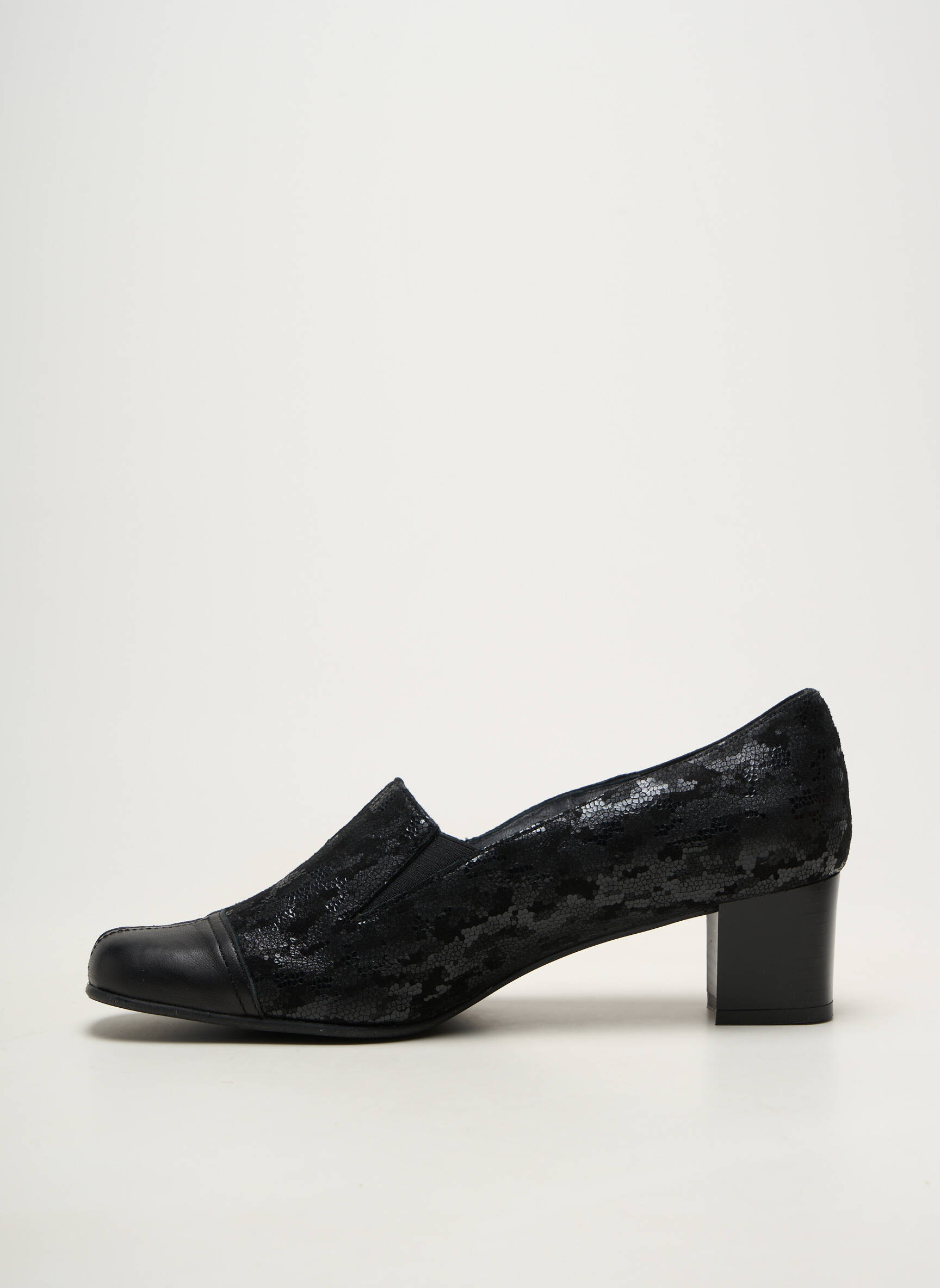 Pantofi cu toc toc de 4 la 6 cm negru ARTIKA SOFT femeie