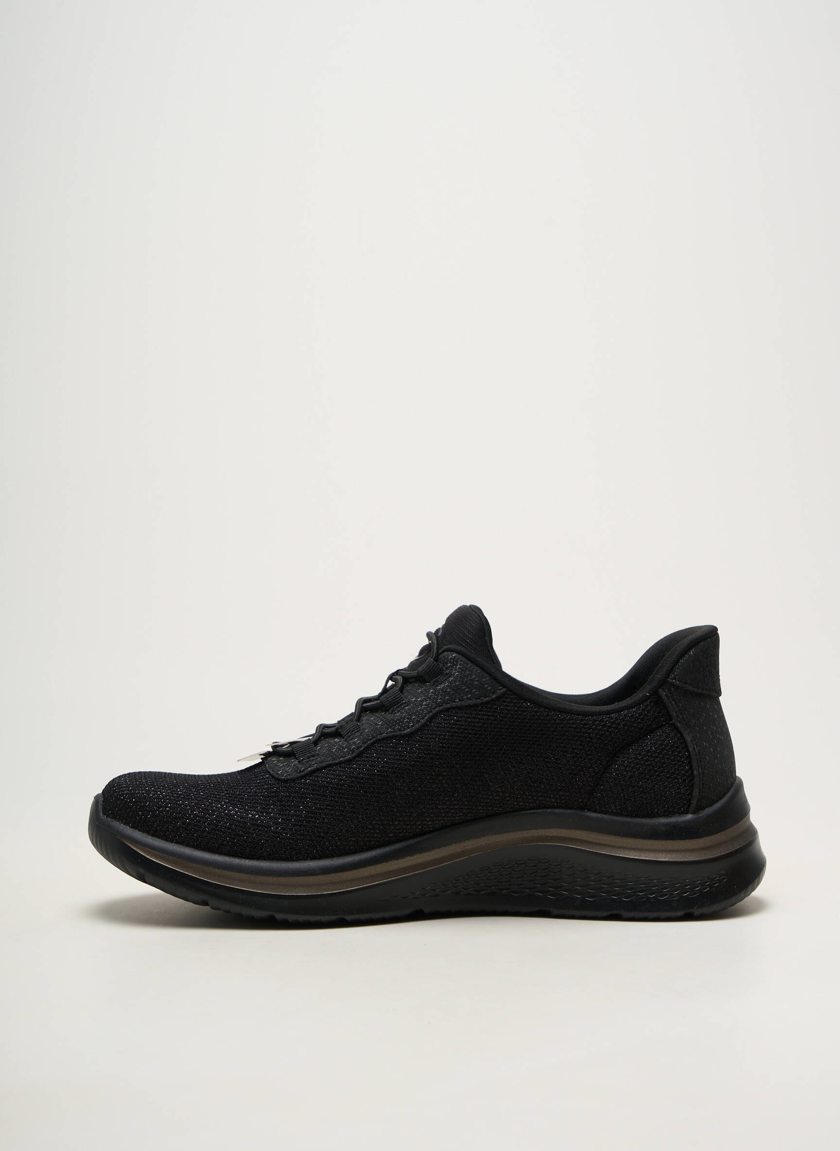 Adidași vârf rotund toc plat până la 3 cm negru TAMARIS femeie