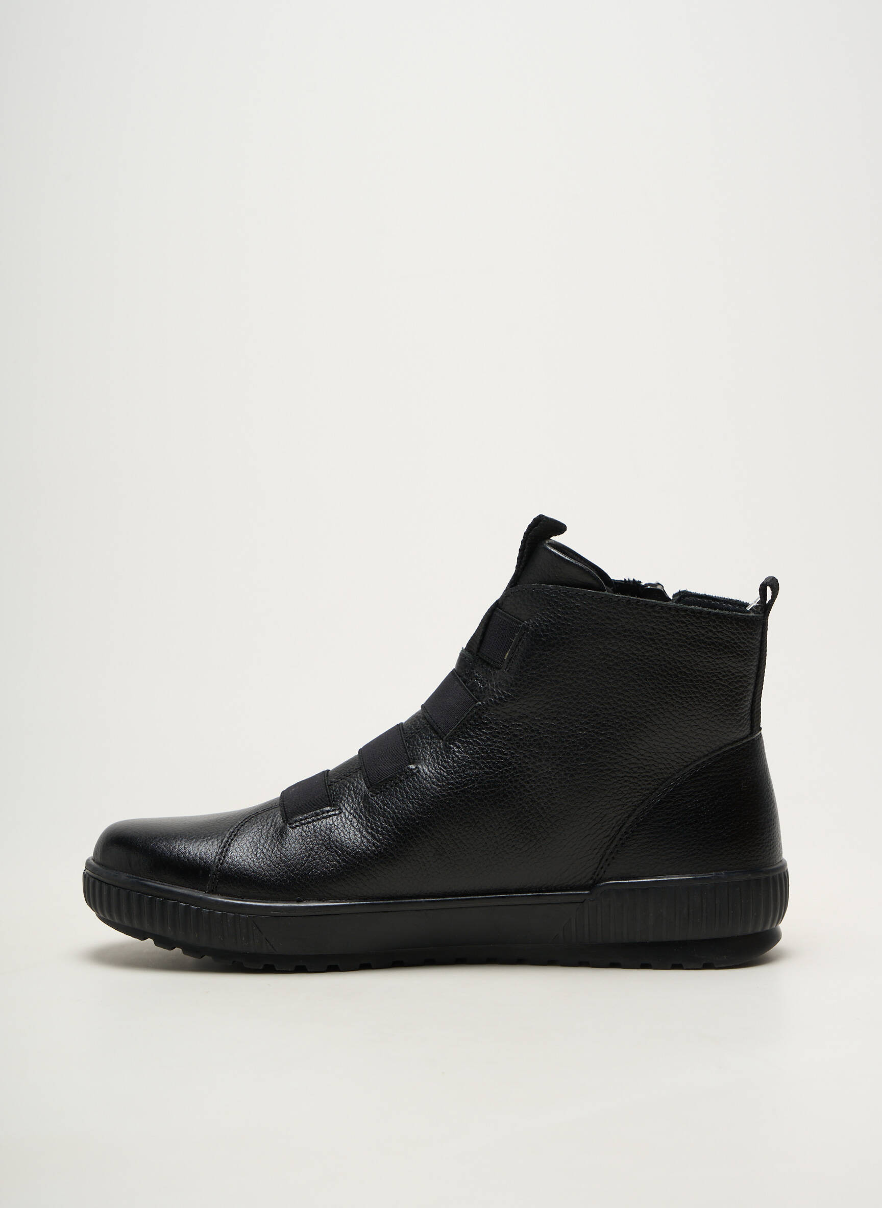 Botine/ghete material neted toc plat până la 3 cm negru REMONTE femeie