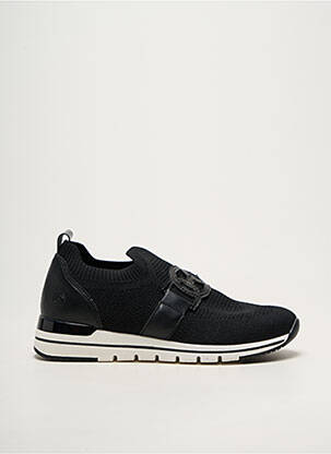 Adidași vârf rotund toc plat până la 3 cm negru REMONTE femeie