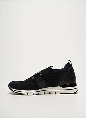 Adidași vârf rotund toc plat până la 3 cm negru REMONTE femeie