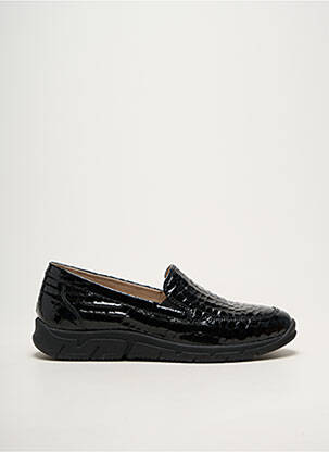 Mocasini material neted toc plat până la 3 cm negru CAPRICE femeie