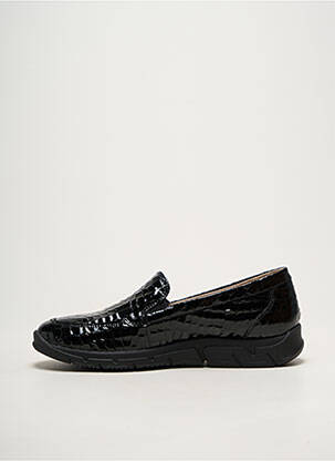 Mocasini material neted toc plat până la 3 cm negru CAPRICE femeie