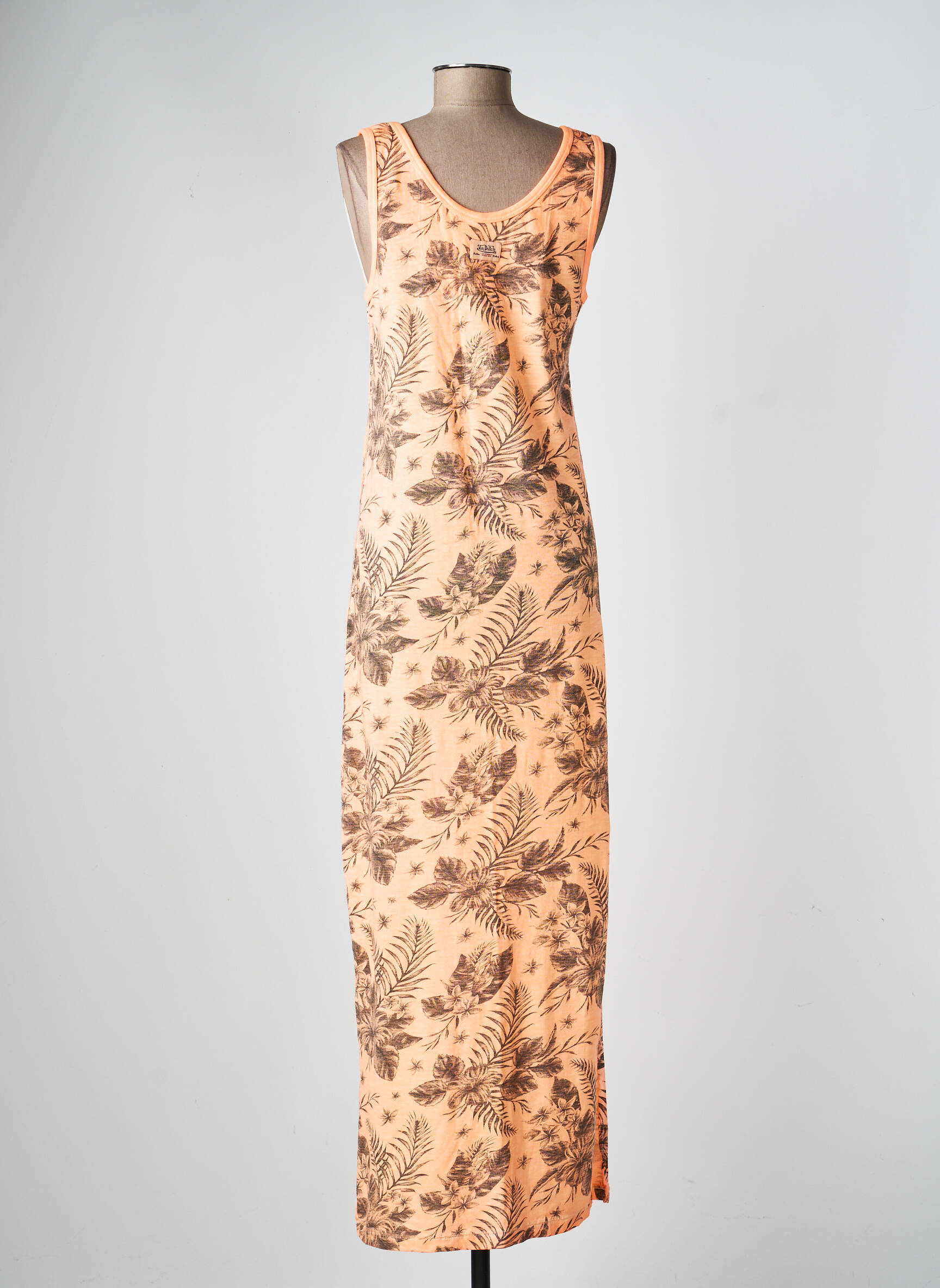 Rochie lungă fără mâneci fără mâneci portocalie VON DUTCH femeie