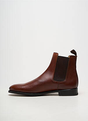 Botine/ghete material neted toc mic maro PENHA bărbat