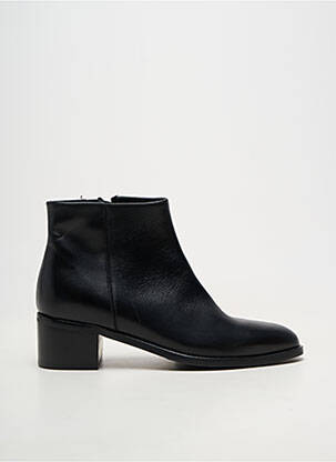 Botine/ghete material neted toc de 4 la 6 cm negru PERTINI femeie