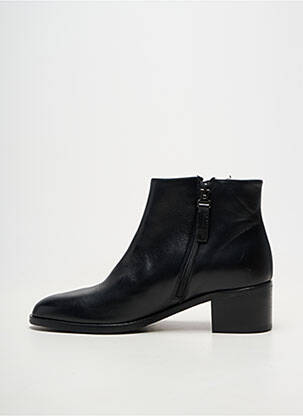 Botine/ghete material neted toc de 4 la 6 cm negru PERTINI femeie