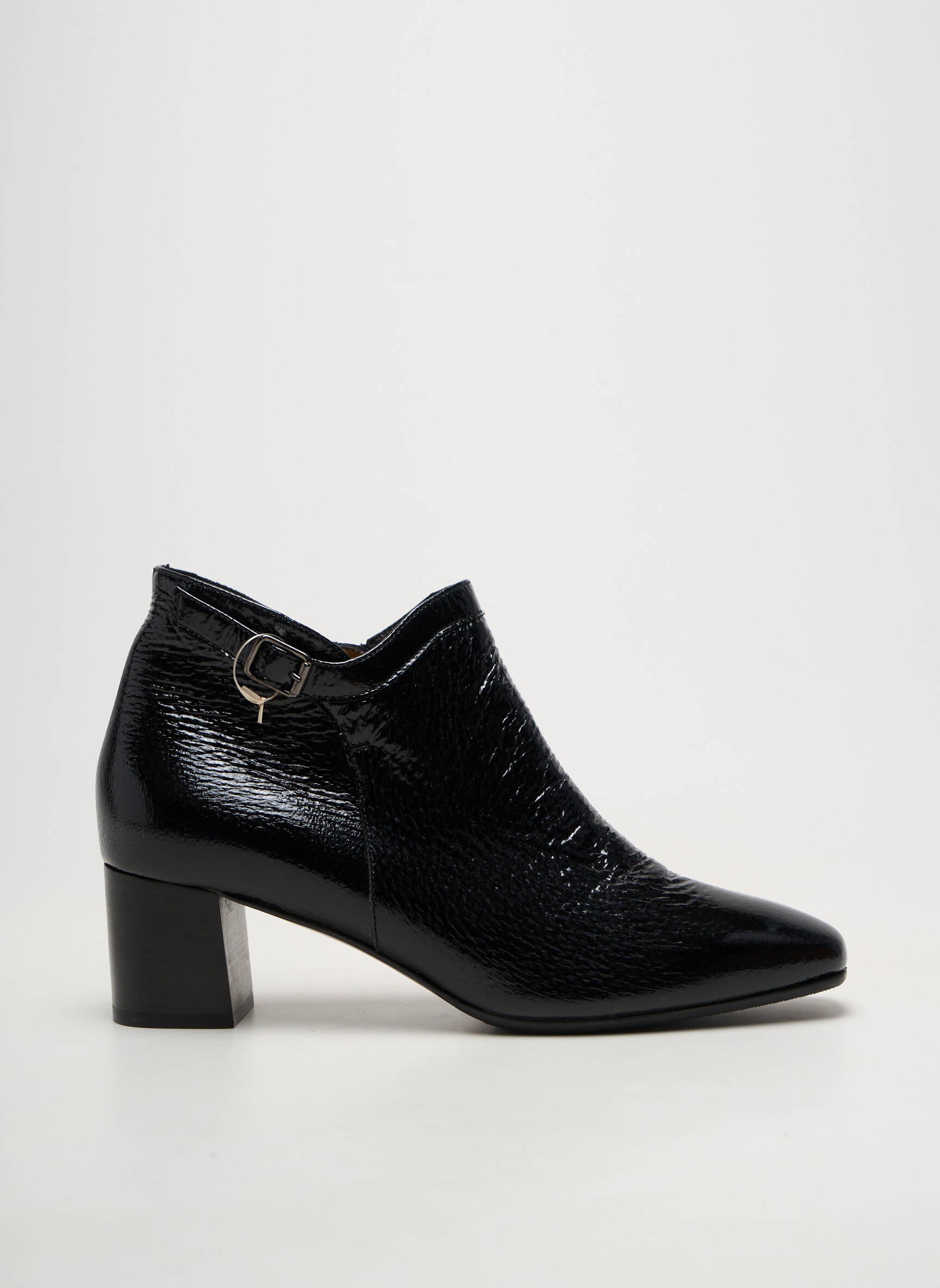 Botine/ghete material neted toc de 4 la 6 cm negru MARETTO femeie