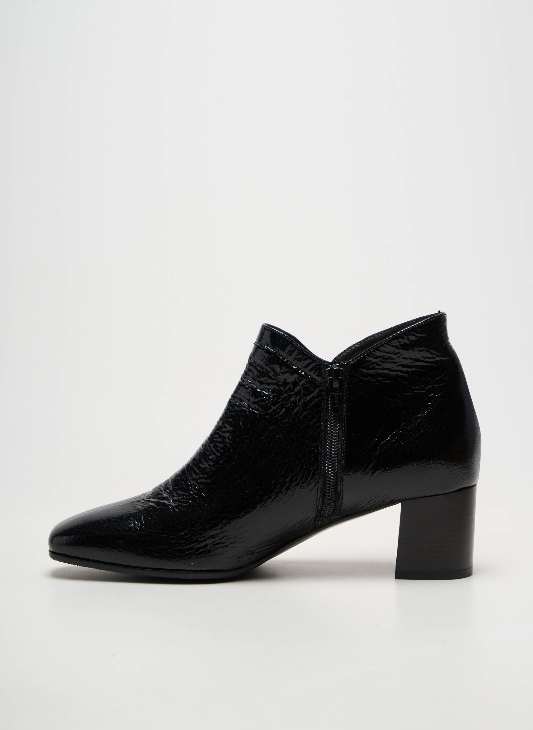 Botine/ghete material neted toc de 4 la 6 cm negru MARETTO femeie