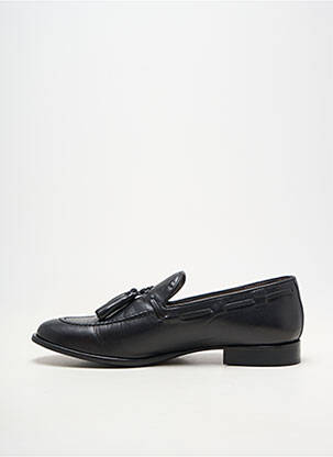 Mocasini material neted toc plat până la 3 cm negru PERTINI femeie