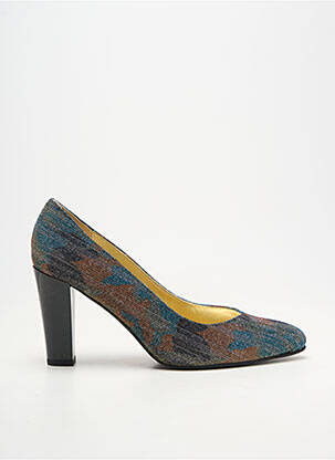 Pantofi cu toc toc de 7 la 9 cm albastru AZUREE femeie