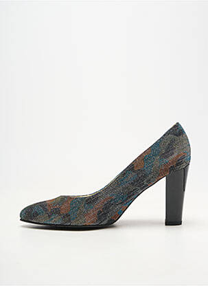 Pantofi cu toc toc de 7 la 9 cm albastru AZUREE femeie