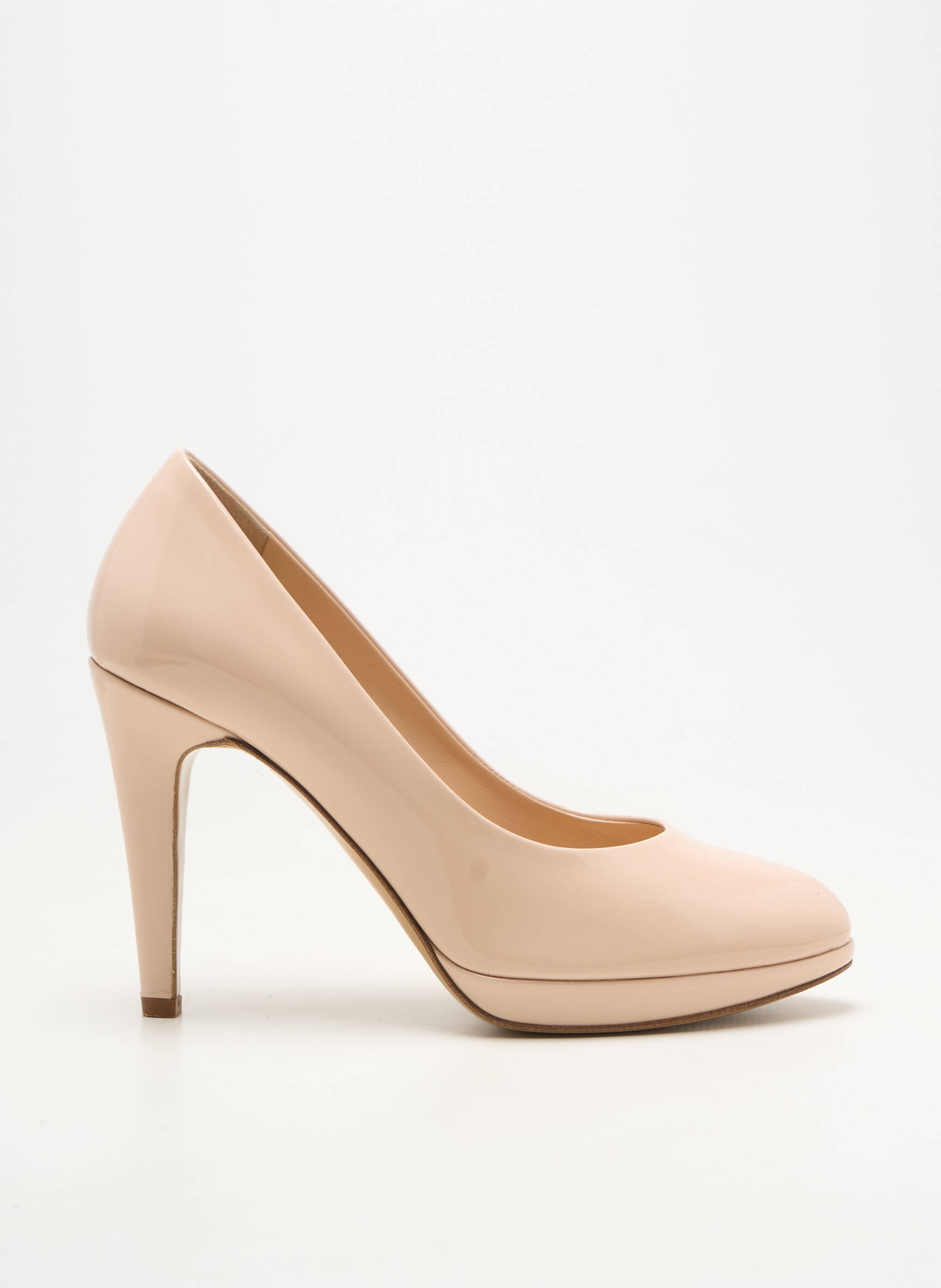 Pantofi cu toc material neted toc de 7 la 9 cm roz Ô TALONS GRANVILLE femeie
