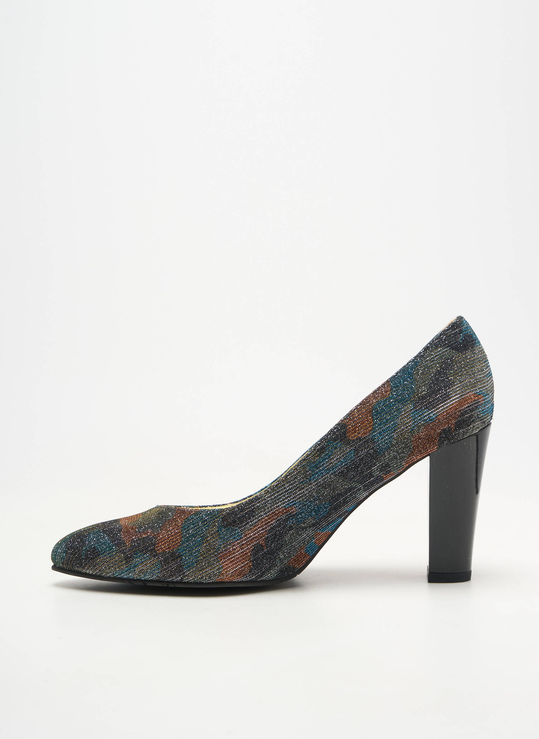 Pantofi cu toc toc de 7 la 9 cm albastru AZUREE femeie