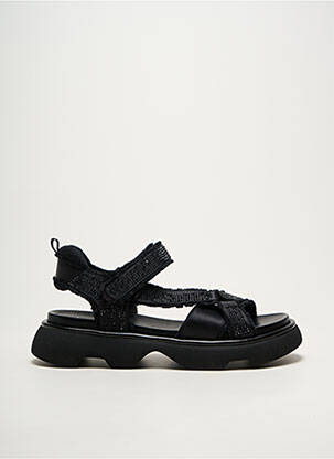 Sandale/pantofi decupați vârf deschis toc de 4 la 6 cm negru JEANNOT femeie