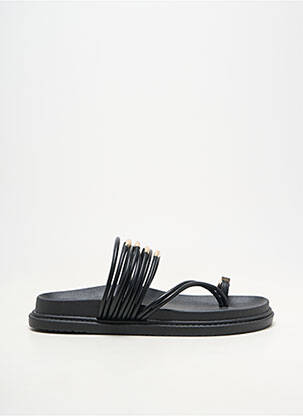Mulete/saboți vârf deschis toc plat până la 3 cm negru LOLA CASADEMUNT femeie