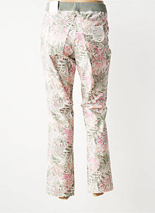Pantalon 7/8 talie elastică mărime normală verde TONI femeie