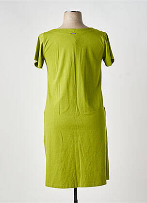 Rochie midi mâneci scurte mâneci scurte verde AGATHE & LOUISE femeie