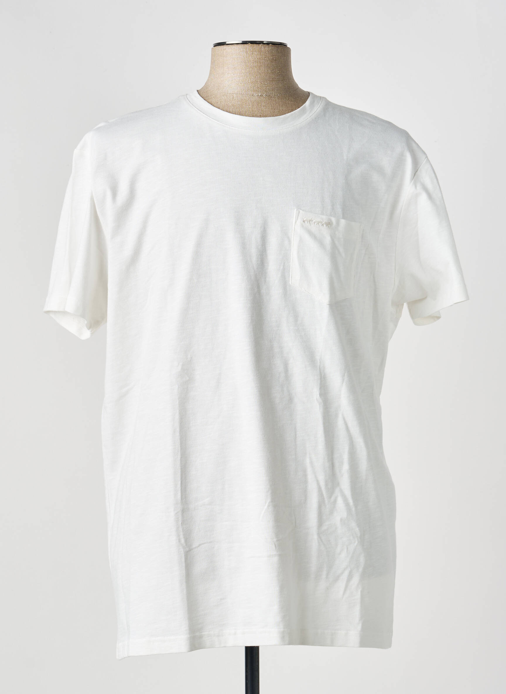 Tricou elasticitate mâneci scurte bej MISE AU GREEN bărbat
