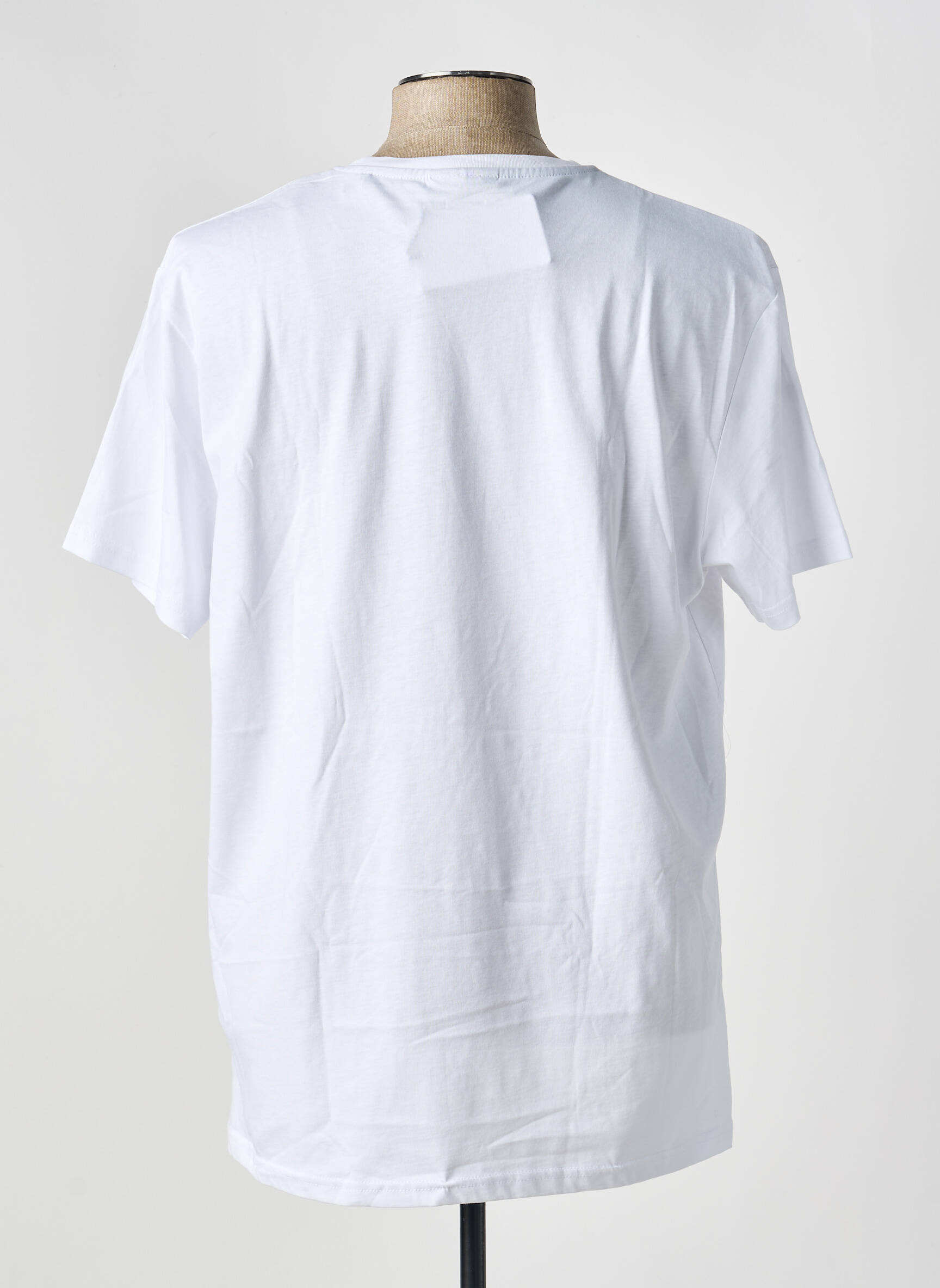 Tricou broderie mâneci scurte alb MISE AU GREEN bărbat