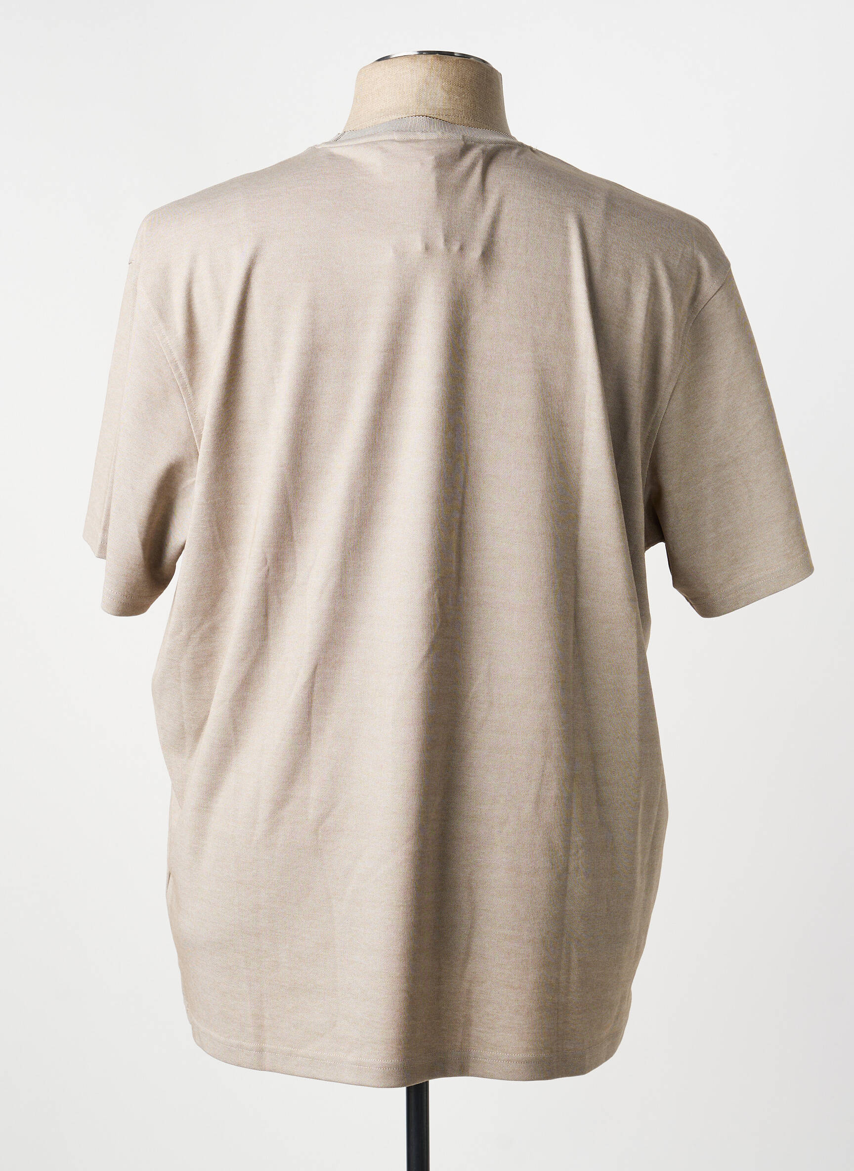 Tricou bio mâneci scurte maro MISE AU GREEN bărbat