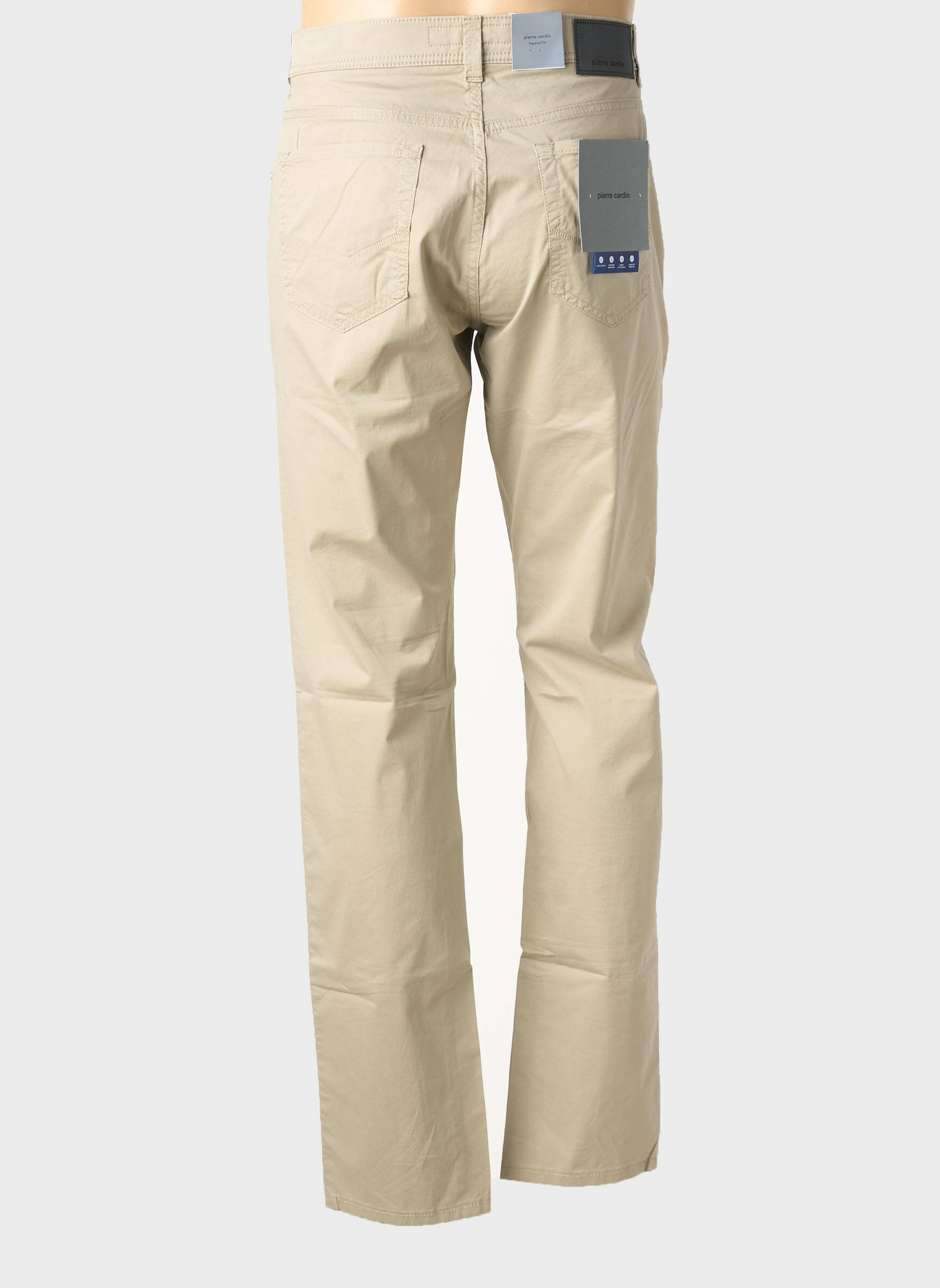 Pantalon drept elasticitate mărime normală bej PIERRE CARDIN bărbat