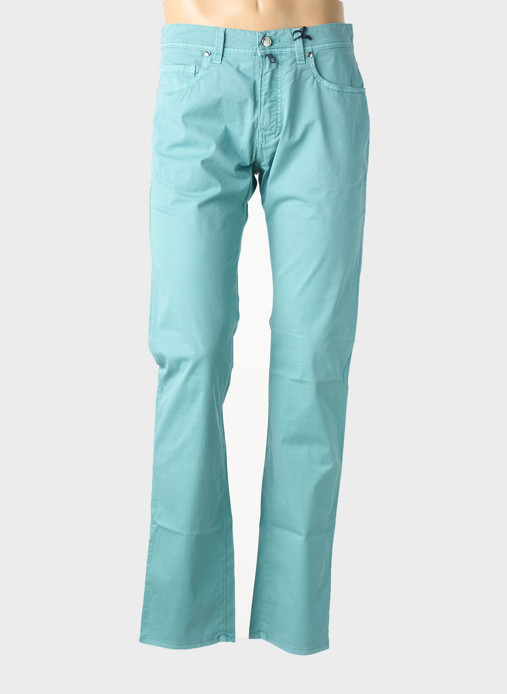 Pantalon drept elasticitate mărime normală verde PIERRE CARDIN bărbat