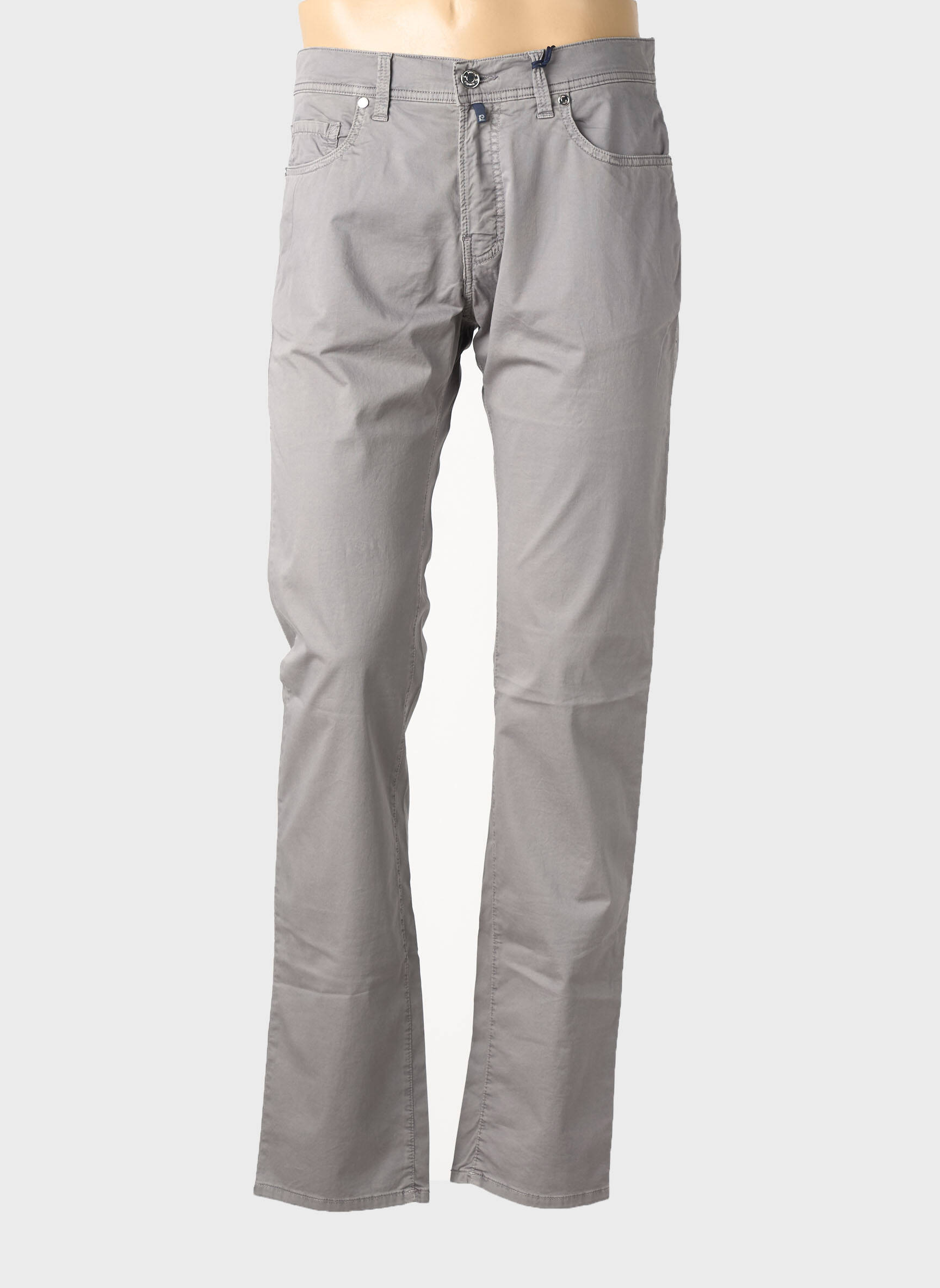 Pantalon drept elasticitate mărime normală gri PIERRE CARDIN bărbat