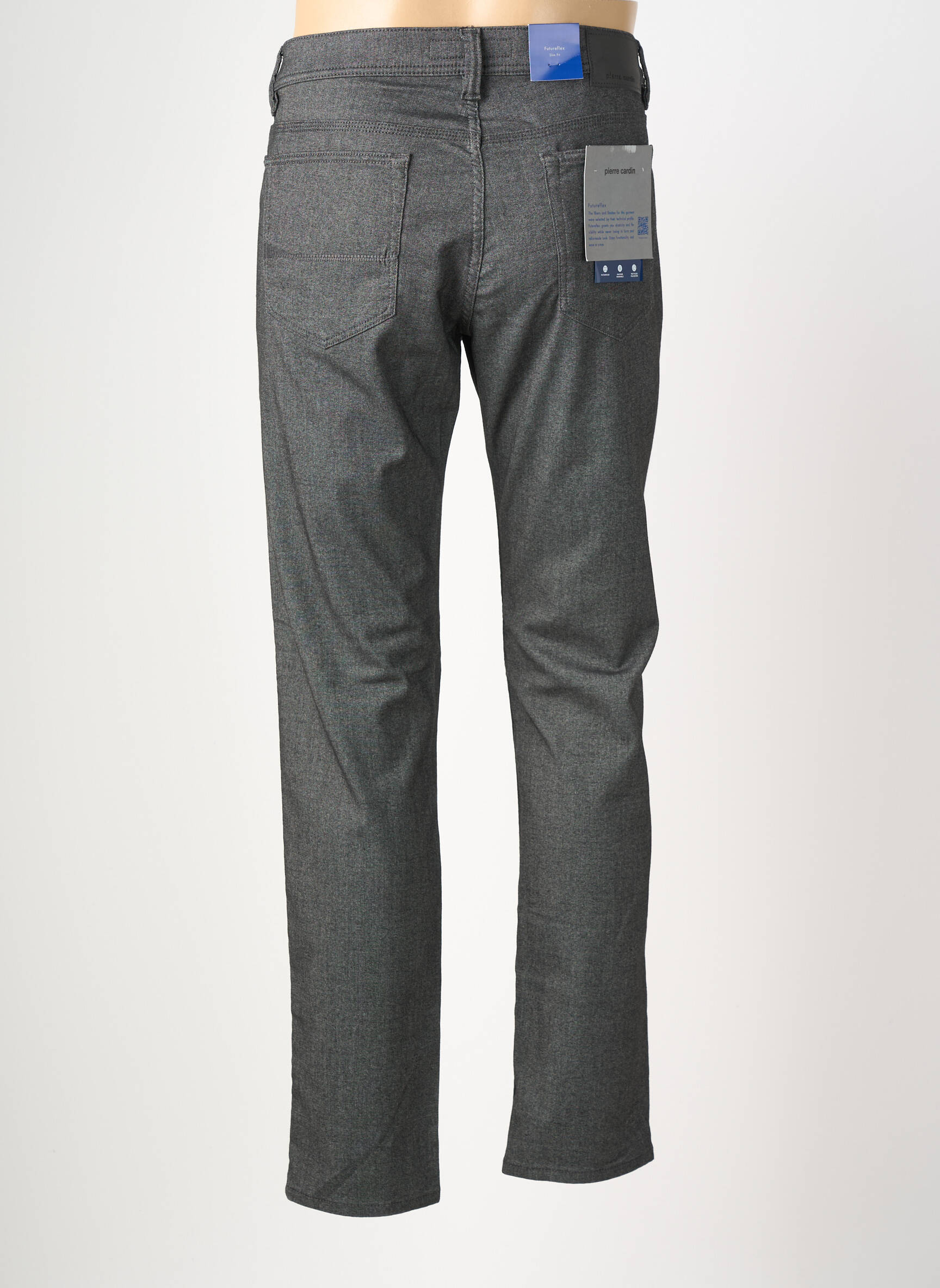 Pantalon drept elasticitate mărime normală gri PIERRE CARDIN bărbat