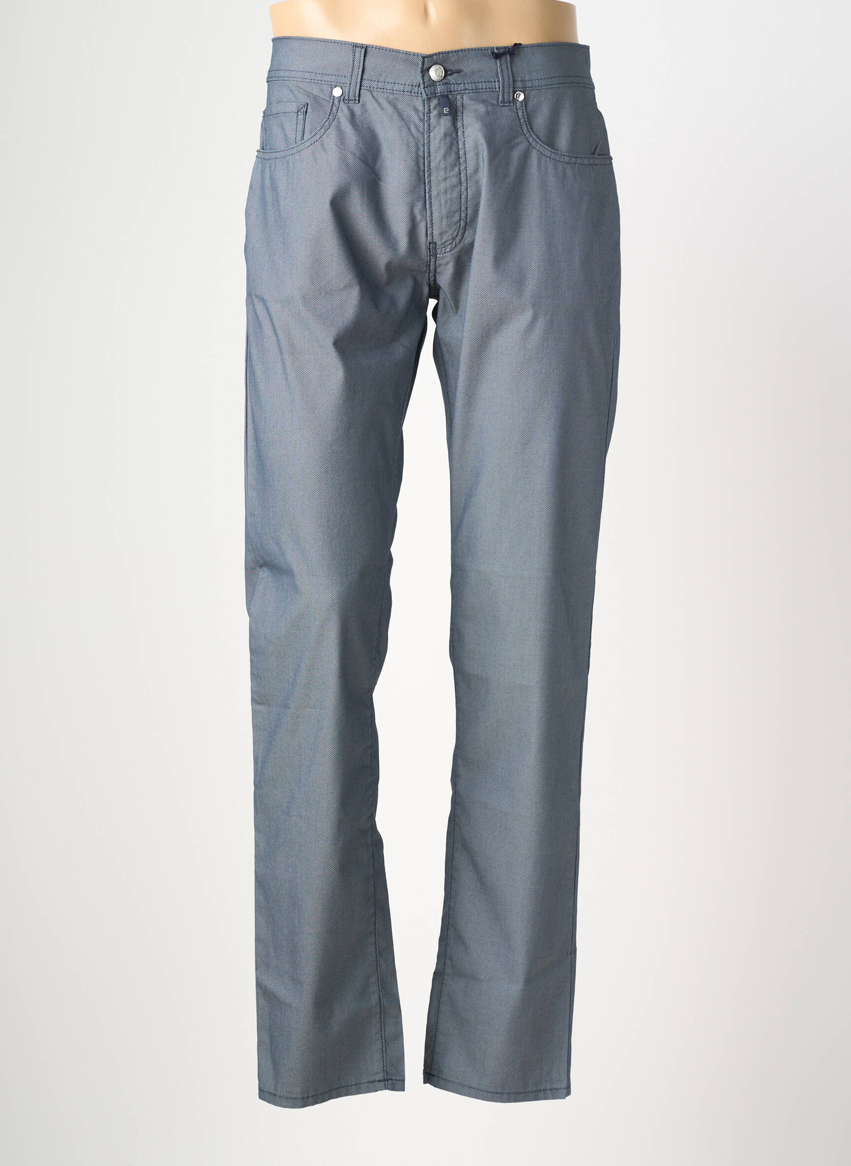 Pantalon drept elasticitate mărime normală albastru PIERRE CARDIN bărbat