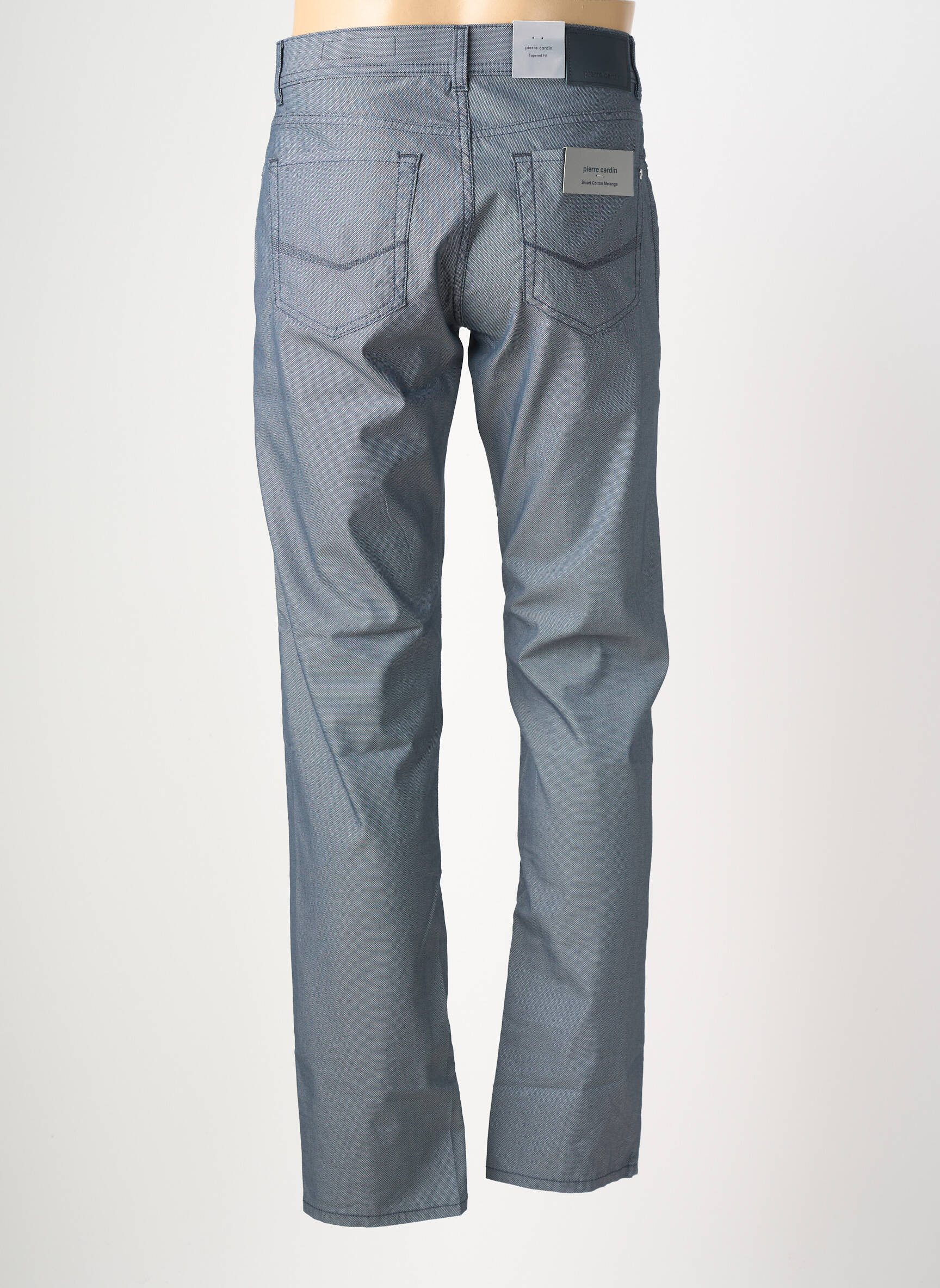 Pantalon drept elasticitate mărime normală albastru PIERRE CARDIN bărbat