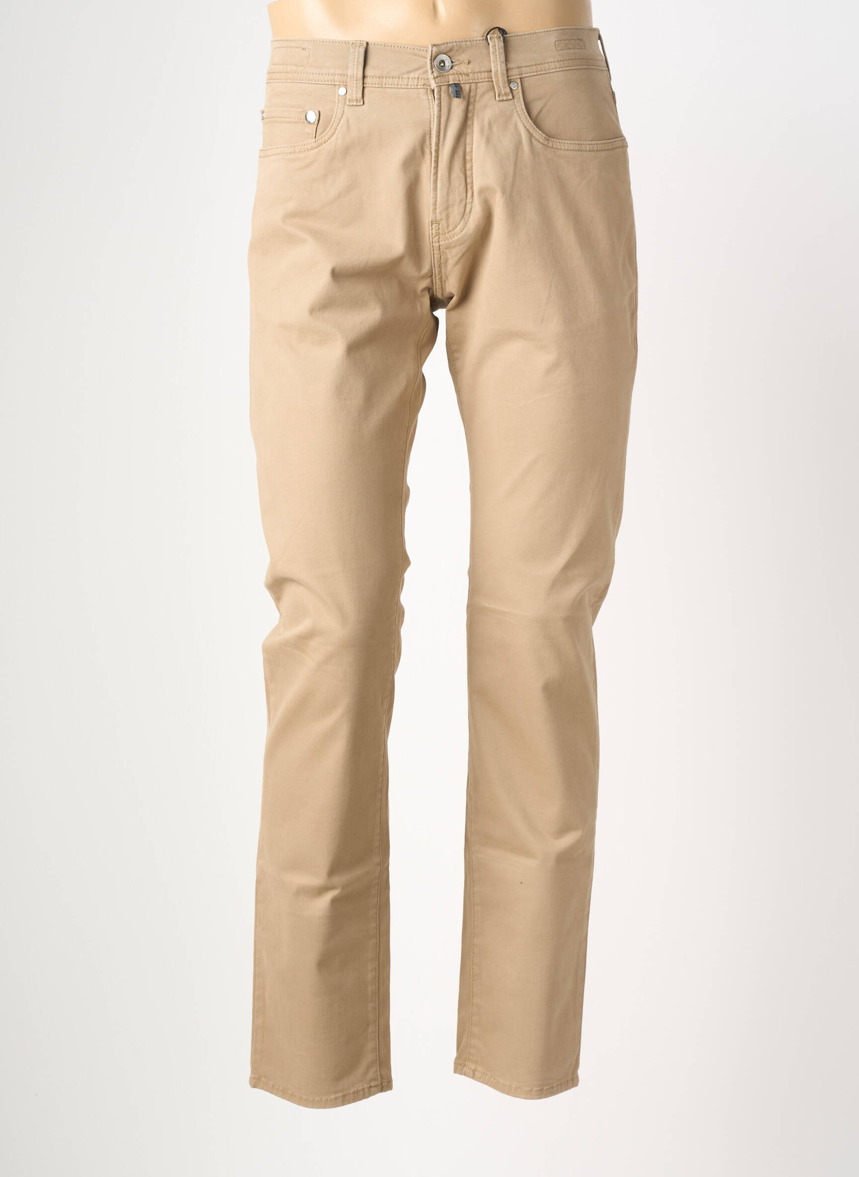 Pantalon drept elasticitate mărime normală maro PIERRE CARDIN bărbat