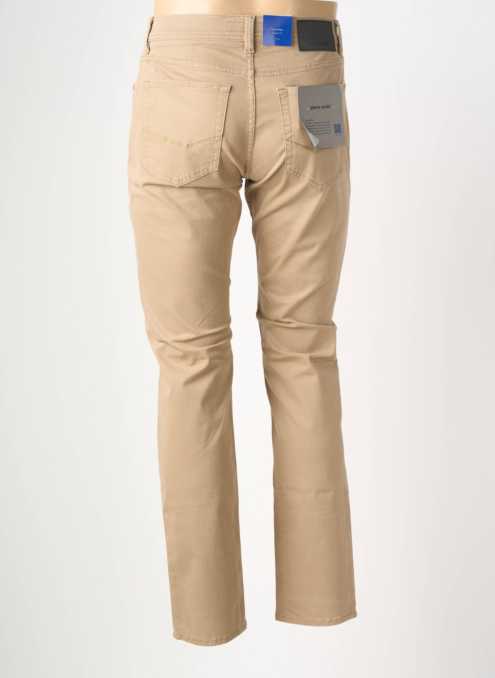 Pantalon drept elasticitate mărime normală maro PIERRE CARDIN bărbat