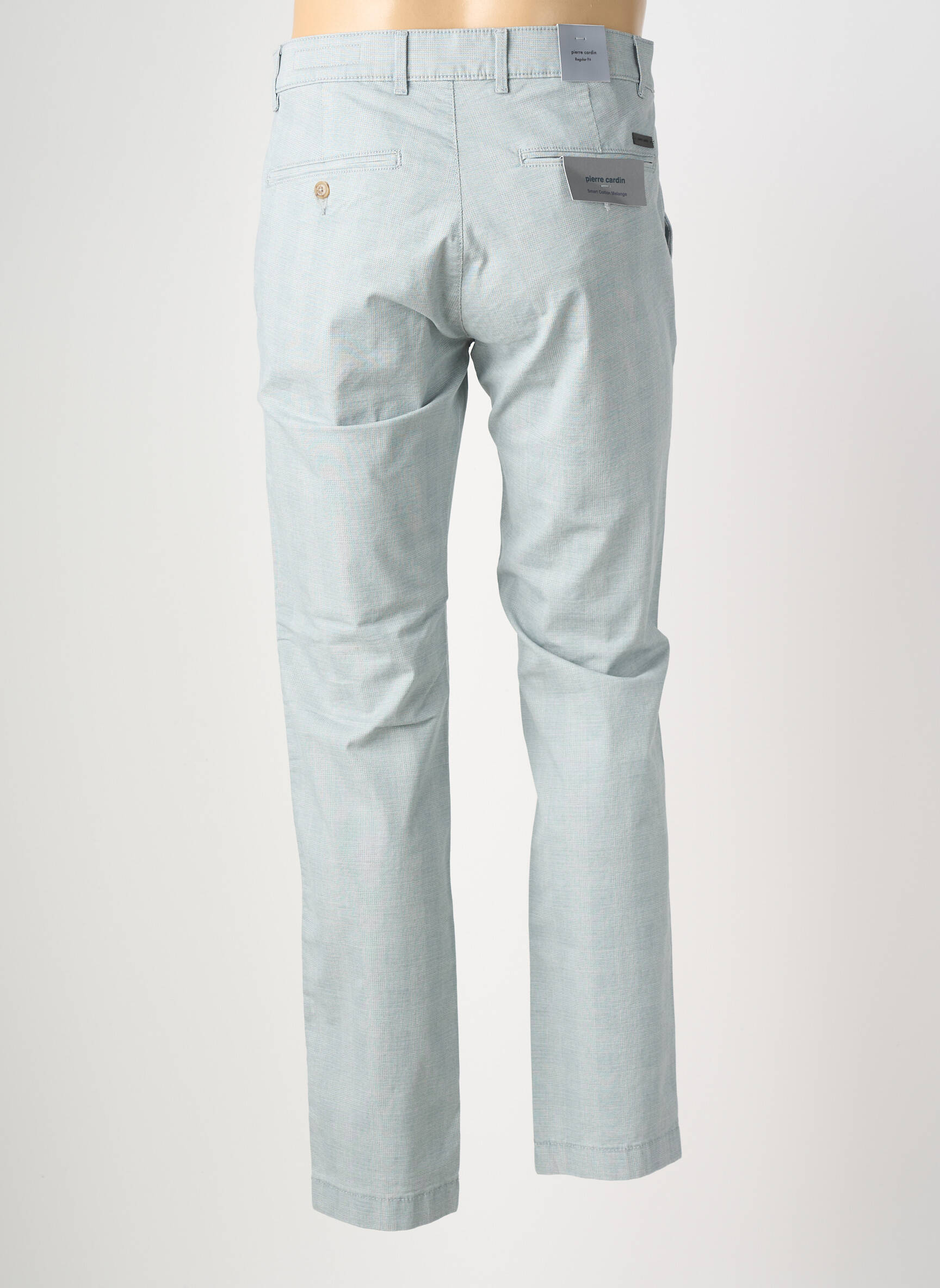 Pantalon chino elasticitate mărime normală gri PIERRE CARDIN bărbat