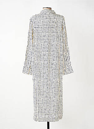 Rochie midi croială fluidă mâneci lungi bej YERSE femeie