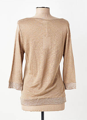 Tricou mâneci 3/4 mâneci 3/4 maro LE BOUDOIR D'EDOUARD femeie