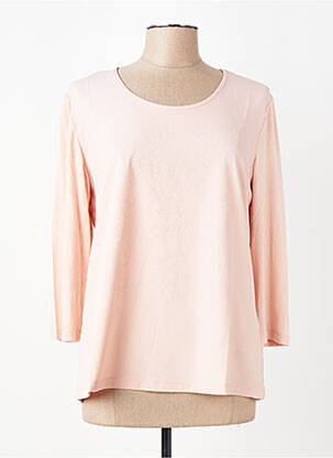 Tricou mâneci 3/4 mâneci 3/4 roz BARBARA LEBEK femeie