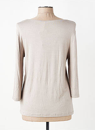 Tricou mâneci 3/4 mâneci 3/4 maro BARBARA LEBEK femeie