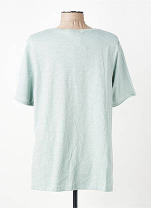 Tricou imprimeu fantezie mâneci scurte verde BARBARA LEBEK femeie
