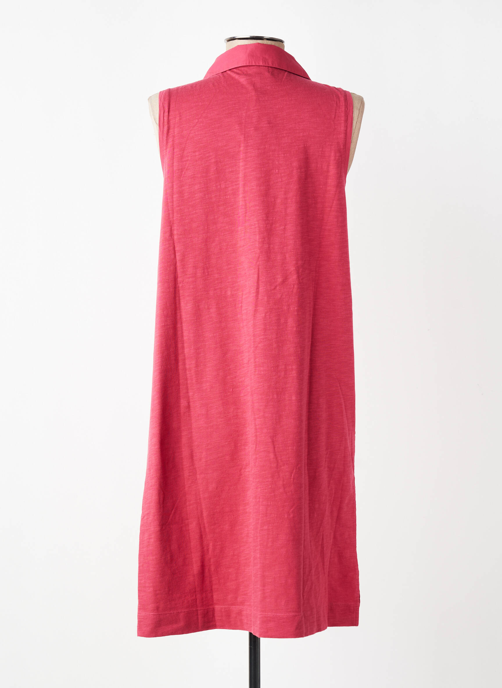 Rochie midi fără mâneci fără mâneci roz YERSE femeie