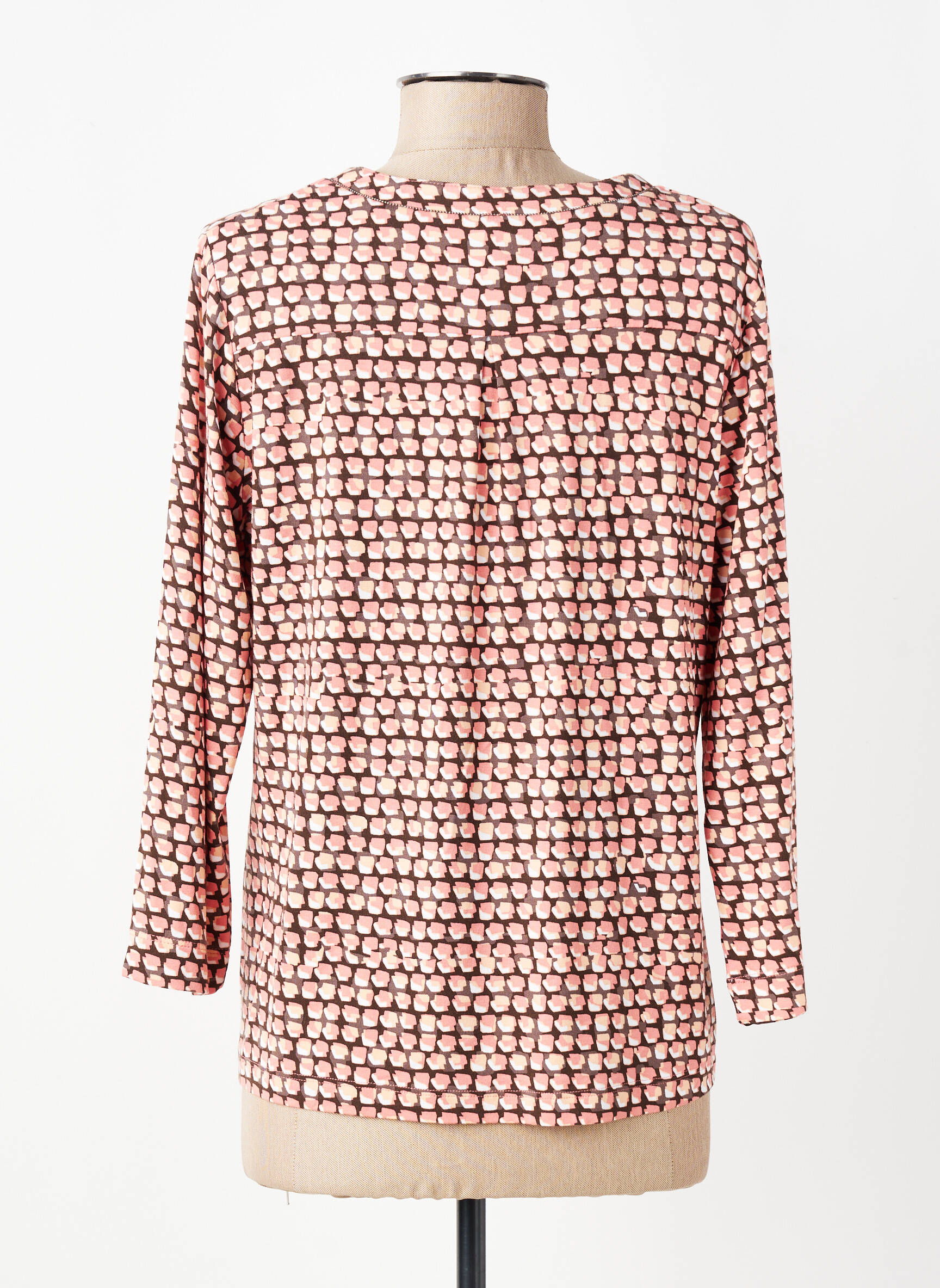 Tricou mâneci 3/4 mâneci 3/4 roz RABE femeie